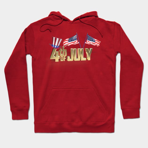 US INDEPENDENCE DAY Hoodie by baha2010